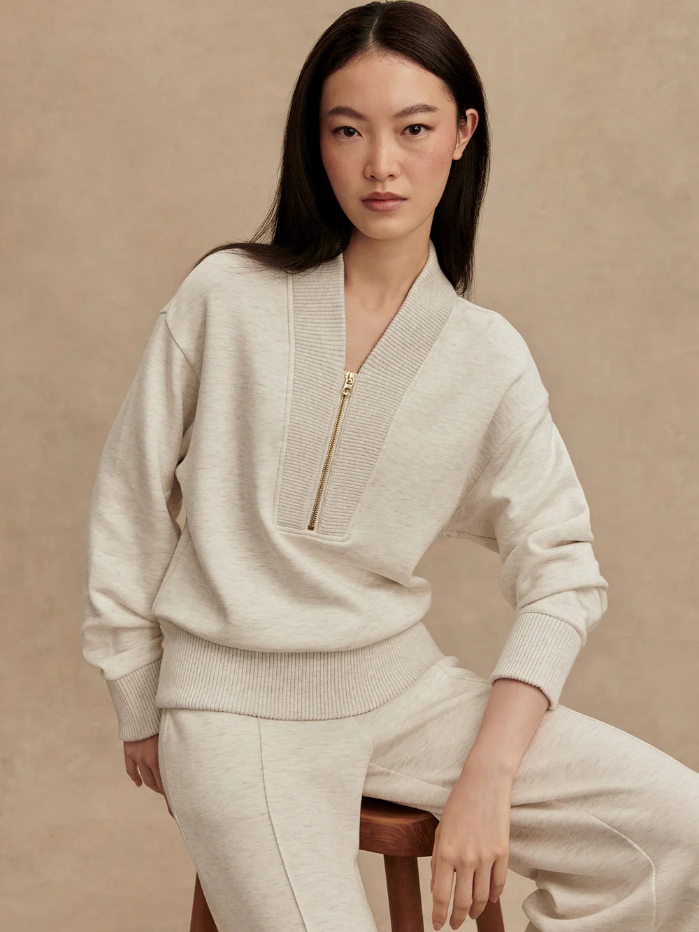 Sally Half Zip Sweat