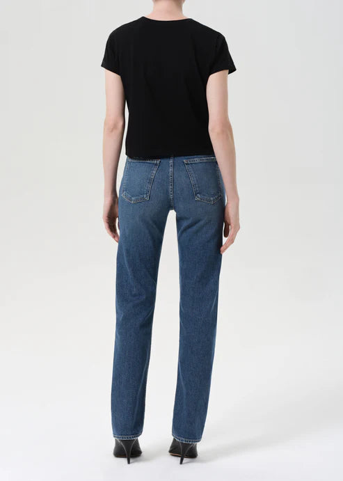90's Pinch Waist Long Straight
