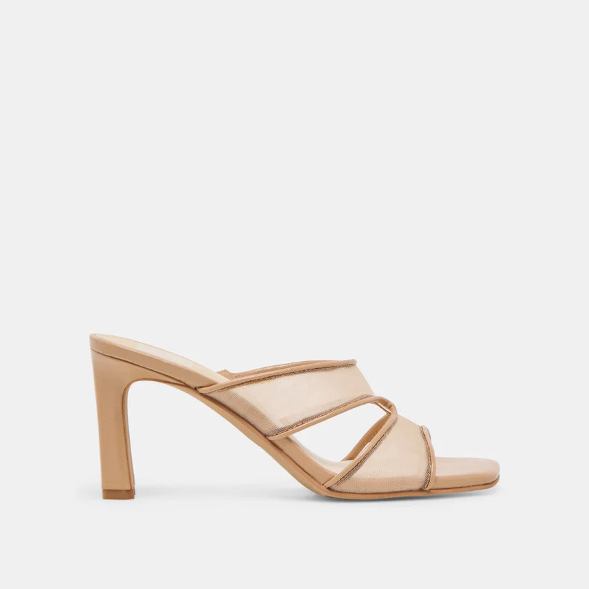 Mesh Heeled Sandal