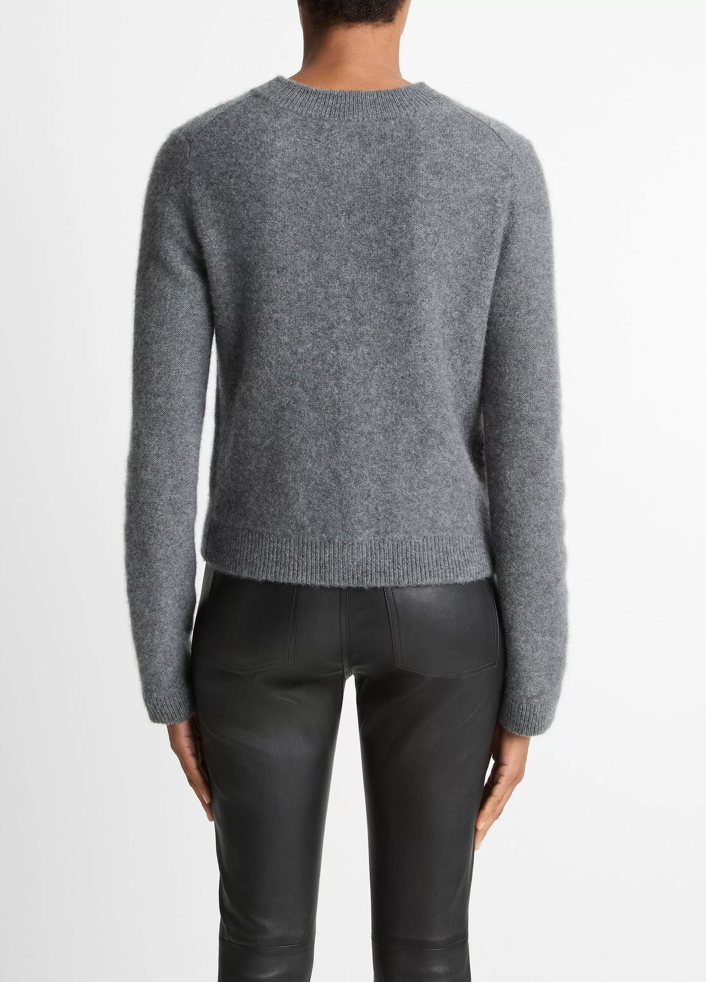 Plush Cashmere Shrunken Cardigan