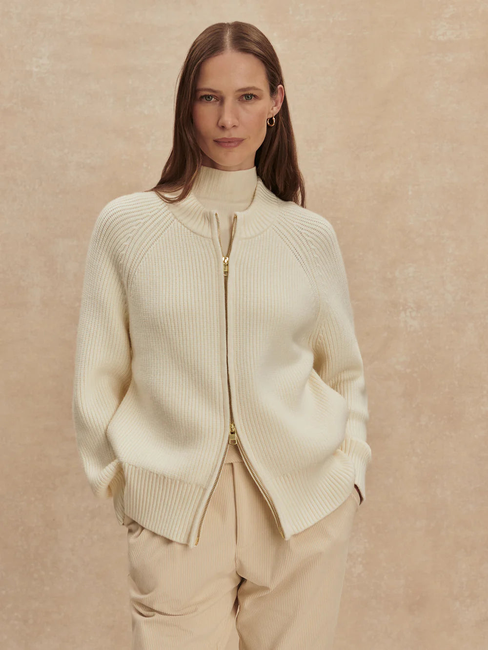 Milo Zip Through Knit