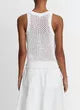 Mesh Stitch Cotton Tank