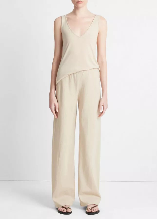High Waist Cotton Bias Pant