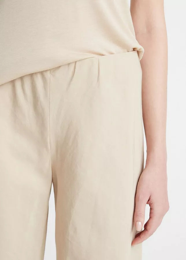 High Waist Cotton Bias Pant