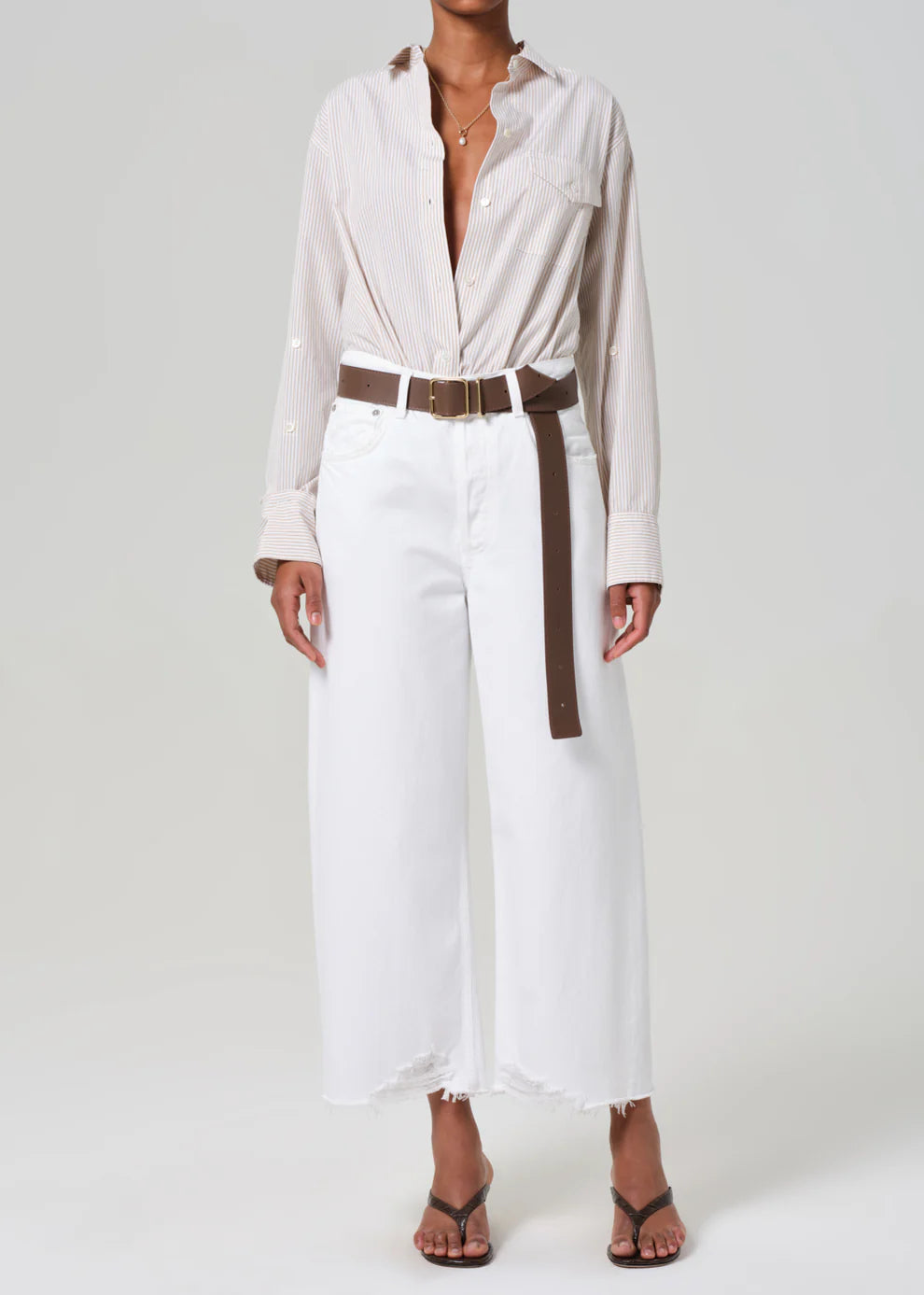 Ayla Raw Hem Crop