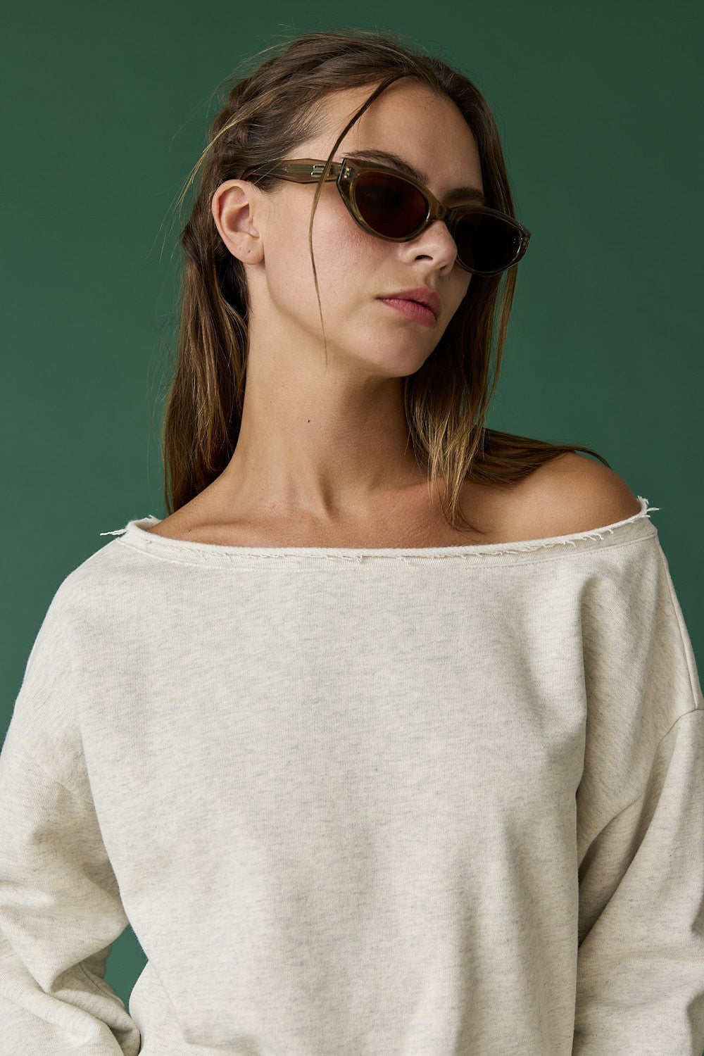 Evelyn One Shoulder Sweatshirt