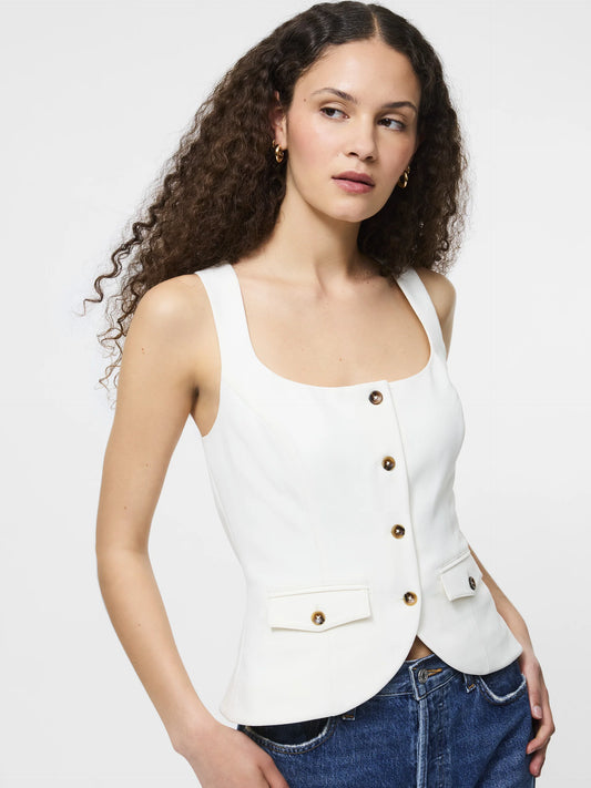 Azra Twill Two Pocket Top