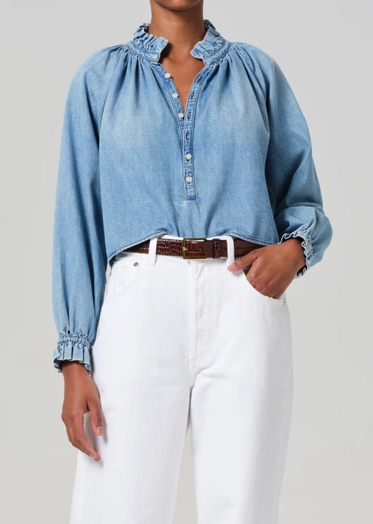 Iris Ruffled Top