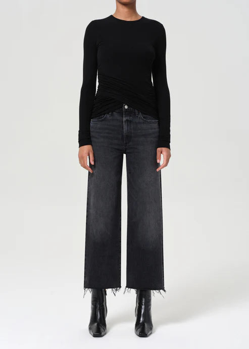 Harper Mid Rise Straight Crop
