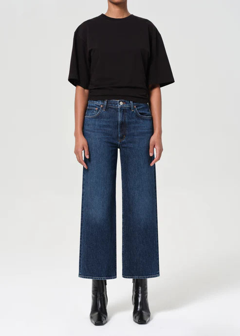 Harper Mid Rise Straight Crop