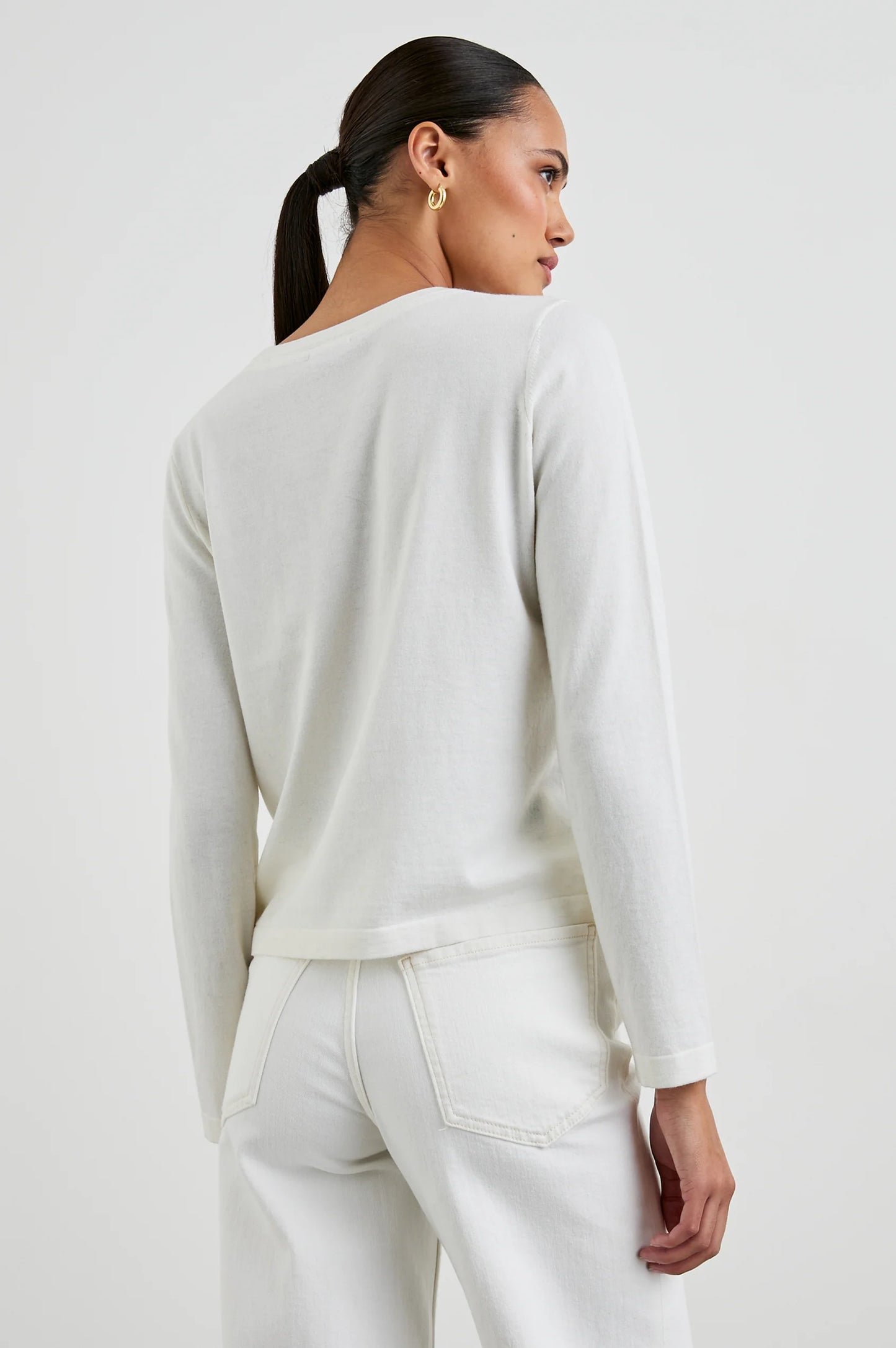 Cotton Cashmere Long Sleeve Tee