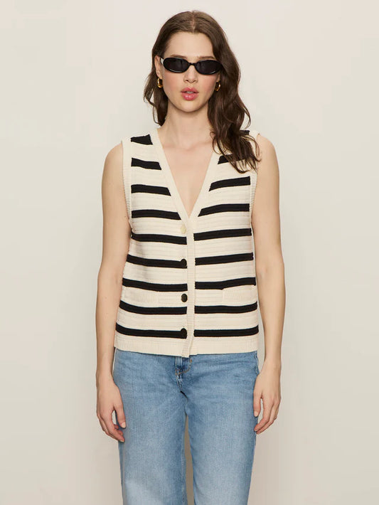 Textured Sweater Vest