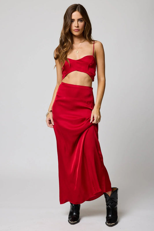 Silky Good Grace Maxi Skirt