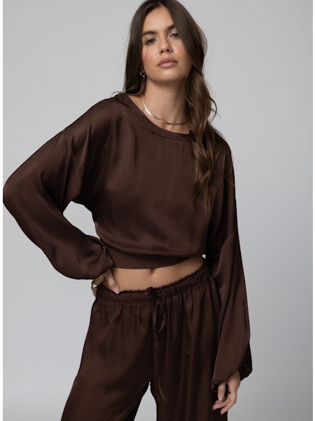 Silky Pacific Long Sleeve Top