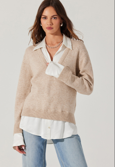 Jianna Layered Sweater