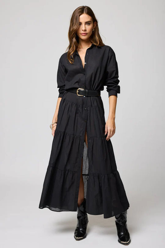 The Tiered Shirt Maxi Dress