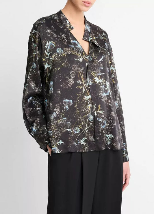 Thistle Silk Blouse