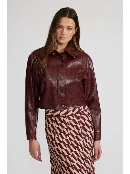 Caleb Faux Leather Jacket