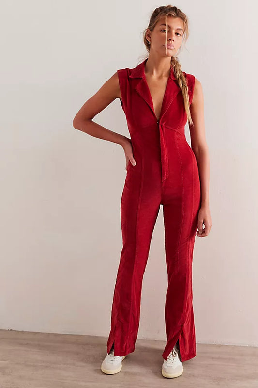 Ring The Alarm Corduroy One-Piece