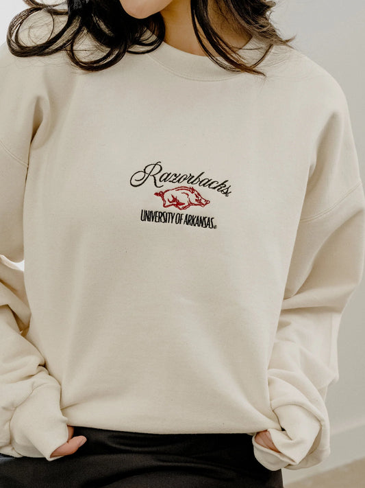 Arkansas Embroidered Sweatshirt