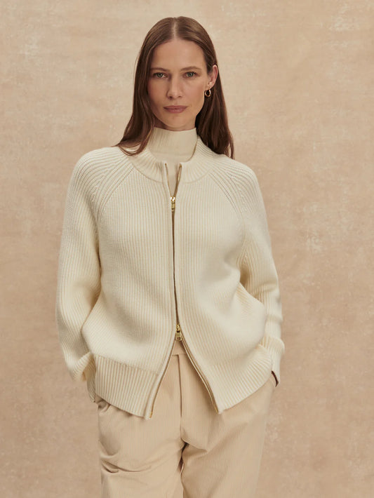 Milo Zip Through Knit