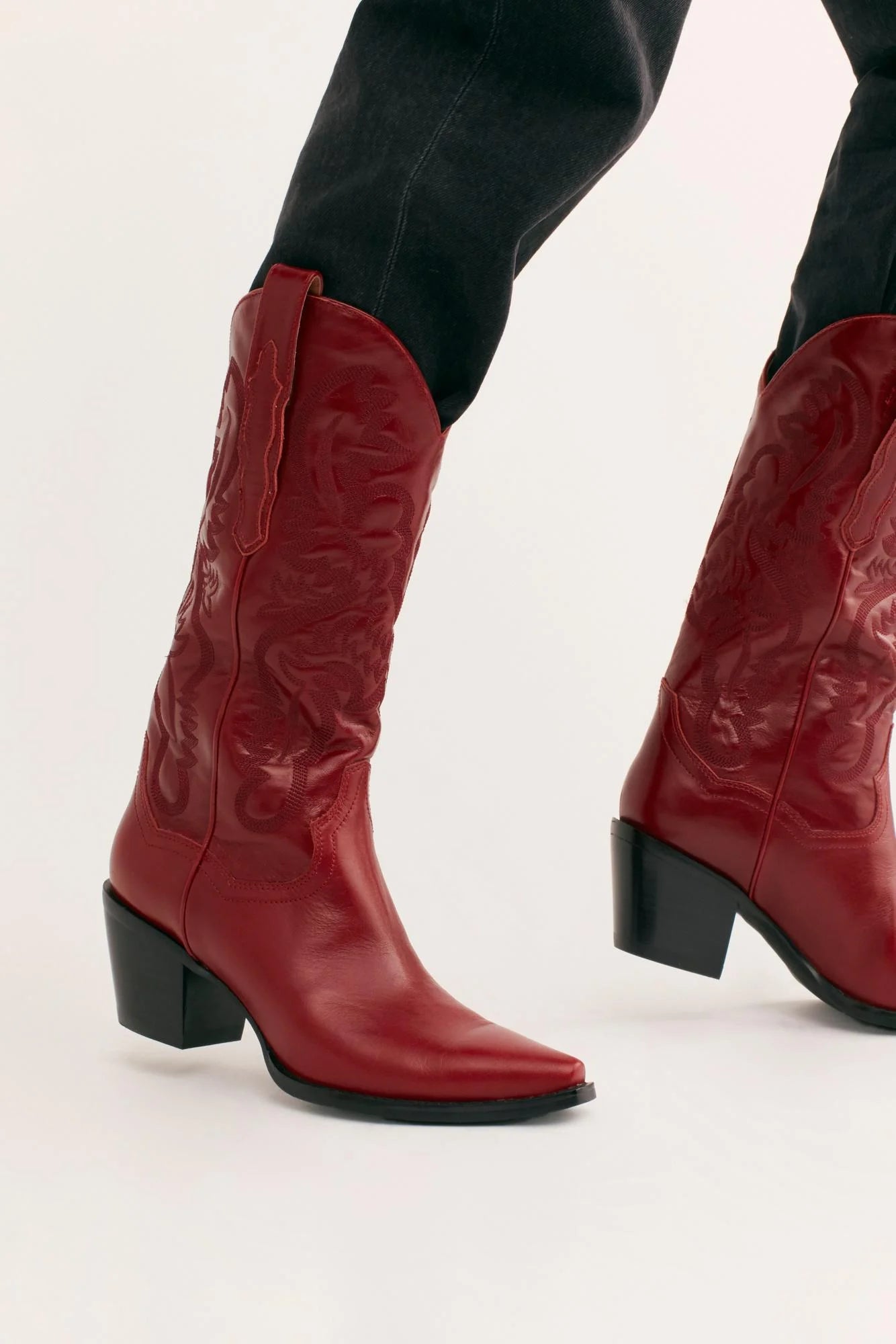 Leather Cowboy Boot