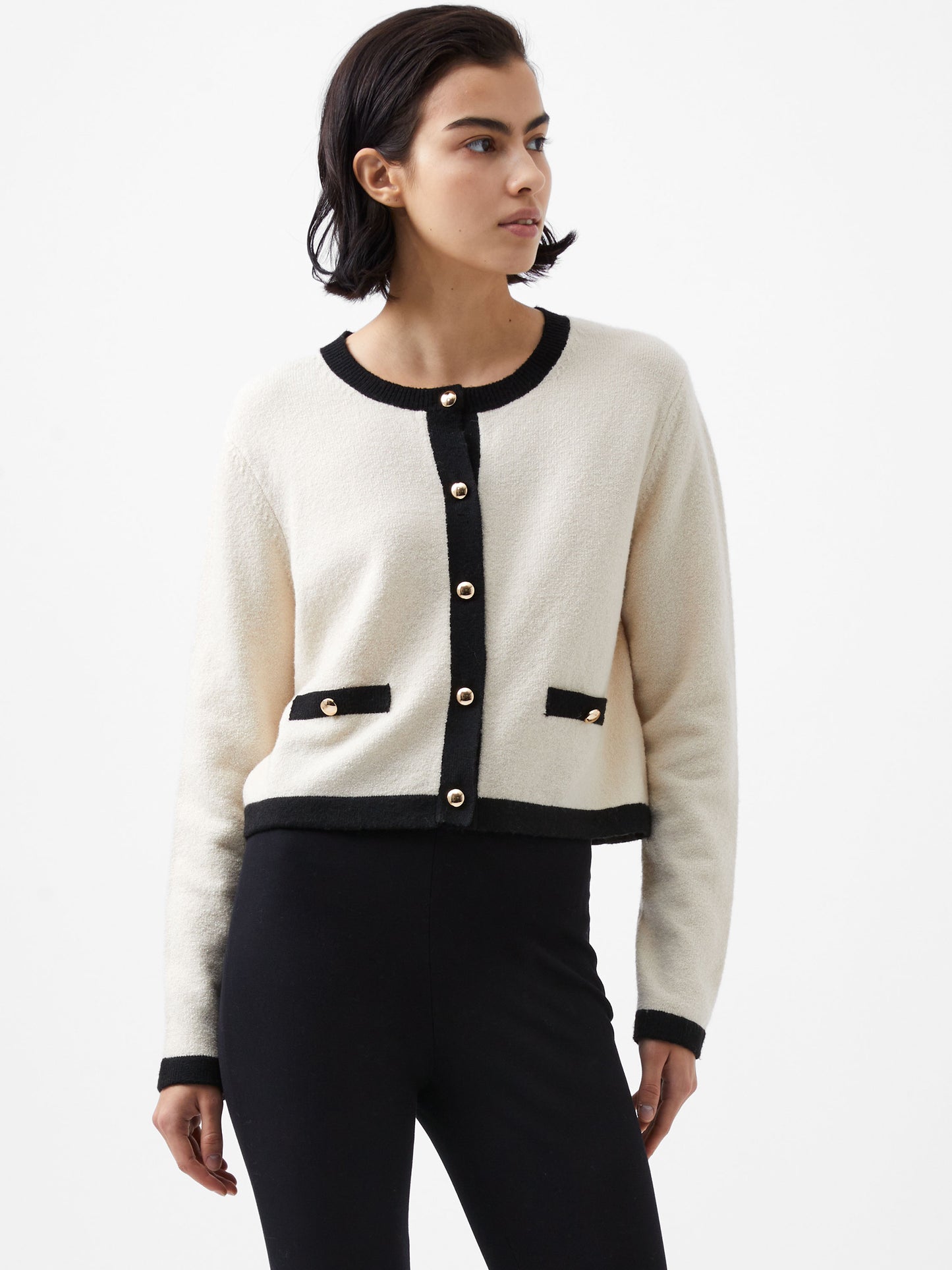 Vhari Contrast Cardigan